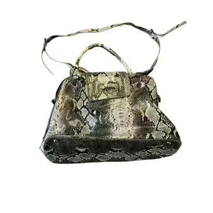 Fiorelli Faux Snakeskin Shoulder Bag Purse Python Embossed Satchel